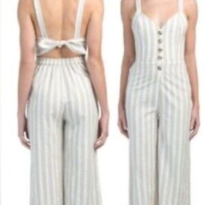 Japna Striped Boho Romper XS